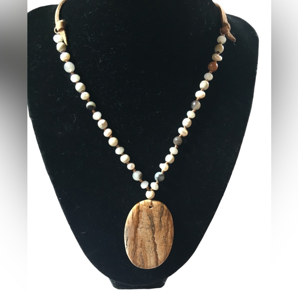 Lonna and Lilly Jasper Stone Necklace
